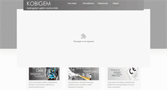 Desktop Screenshot of kobigem.com